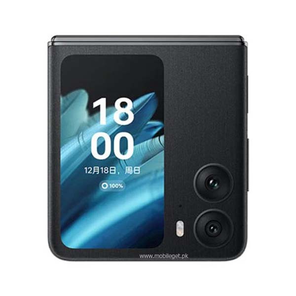 oppo find n2 flip balck back
